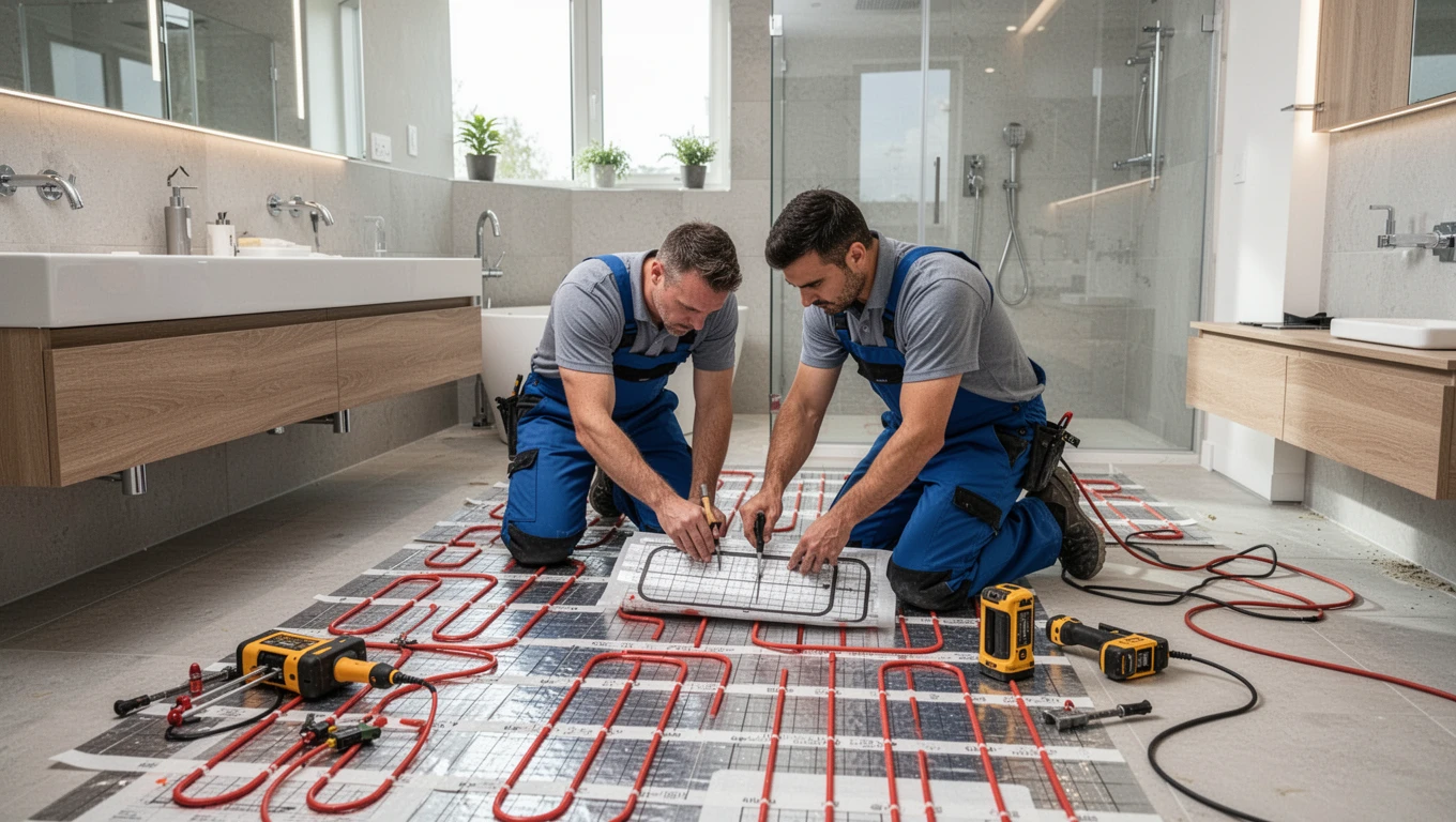 Heated Floor Installation